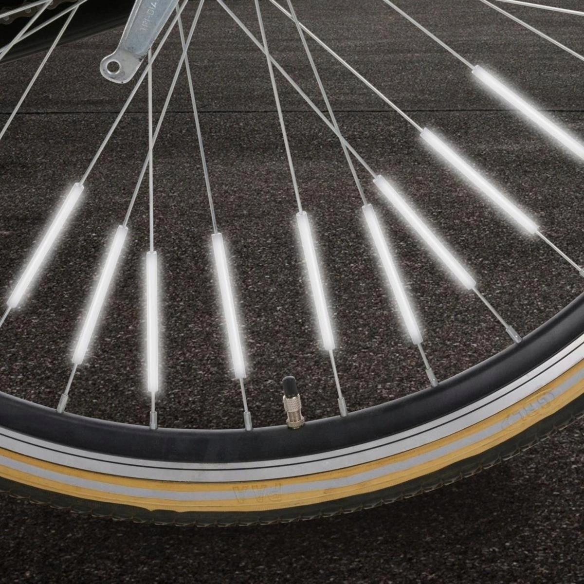 Dunlop SPOKE REFLECTORS BICYCLE REFLECTIVE TUBES