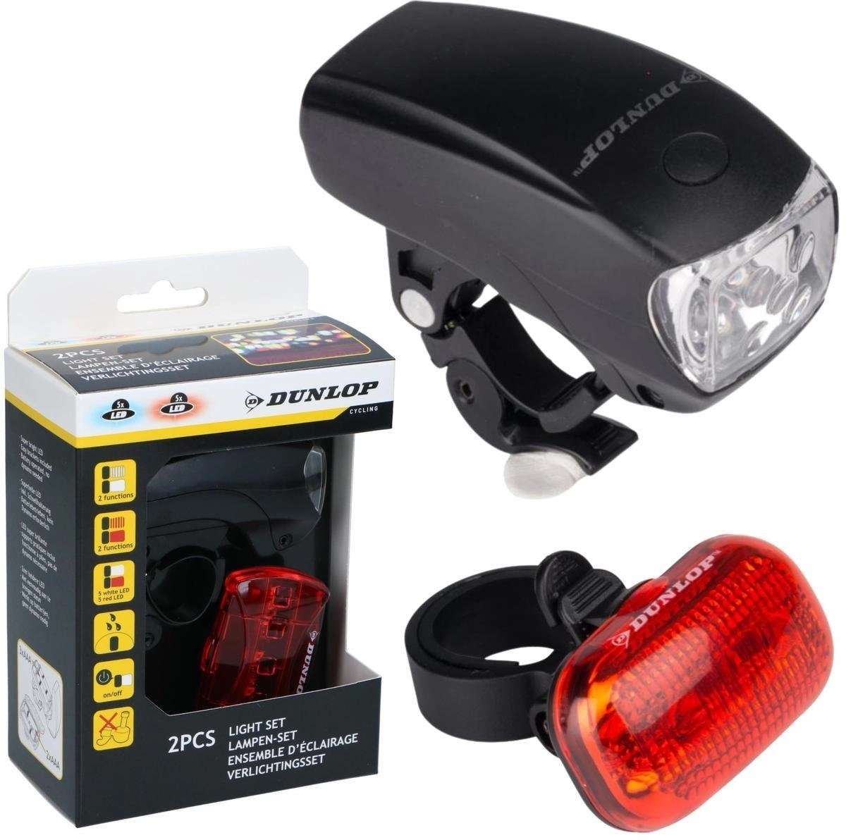 Dunlop flashlight SET OF LED BIKE