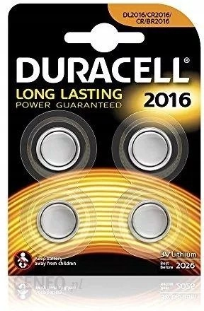 Duracell Battery CR2016 3.0V Lithium