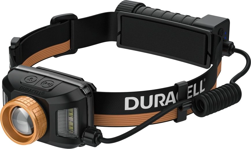 Duracell DH1500R Headlamp black  orange DH1500R-GIFTBOX
