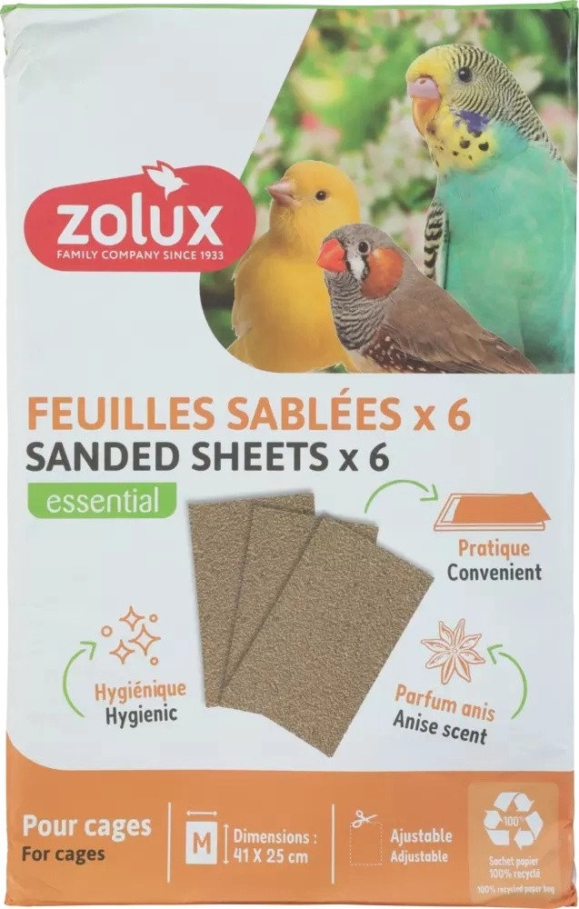 ZOLUX Mata piaskowa papier ścierny dla
