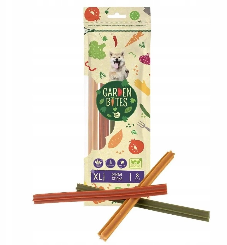 Duvo+ GARDEN BITES DENTAL STICKS ``XL``