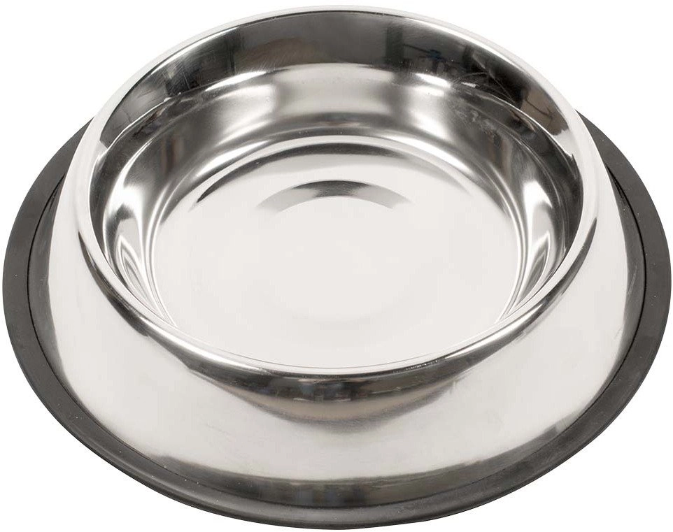 Duvo+ DUVO+ METAL BOWL ON RUBBER