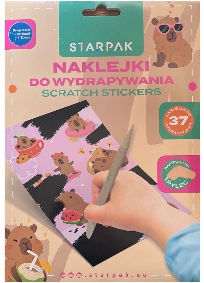 Dymo NAKLEJ DO WYDRAP KAPIBARA 180X260/5ARK