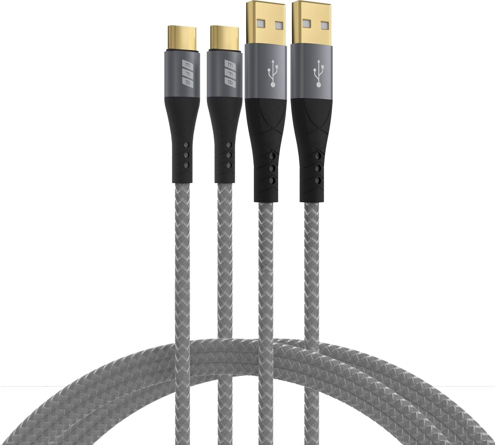 EFB USB-A to USB-C cable set
