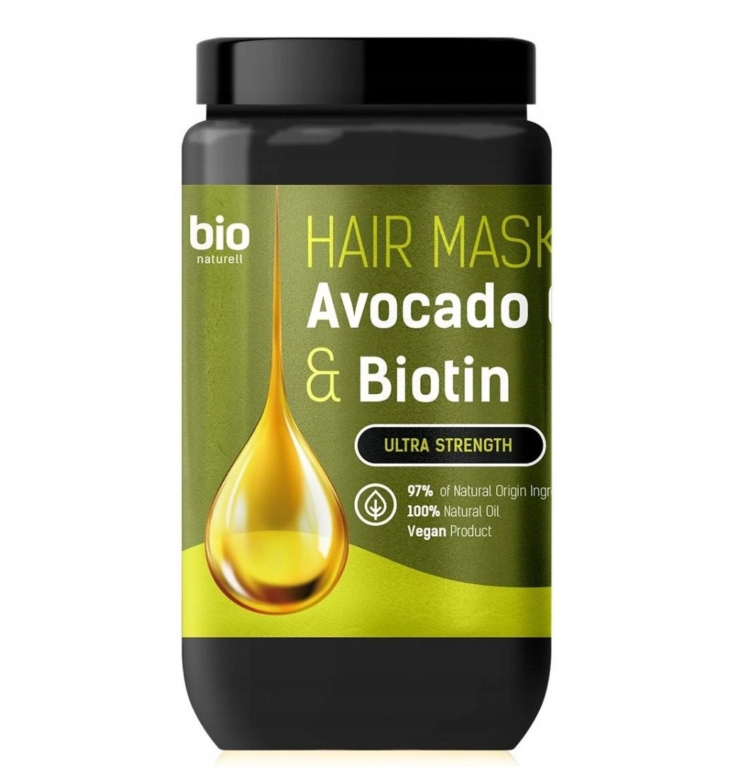 BIO NATURELL Avocado Oil  Biotin Maska