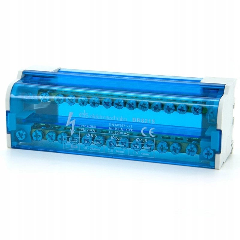 ELS Elektrotechnika Distribution block bridge for