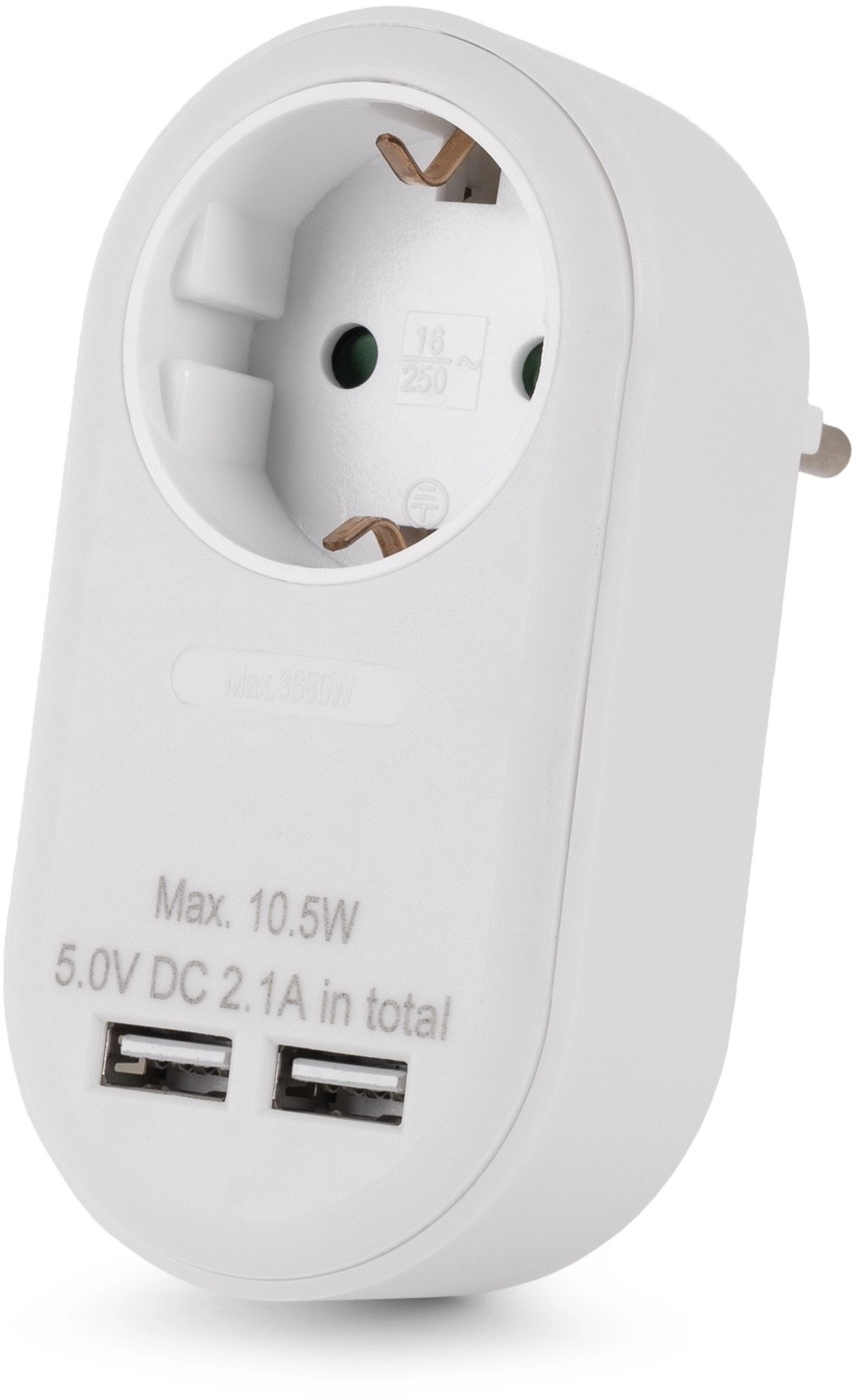 Entac socket adapter + 2x USB-A
