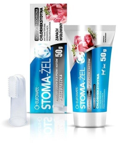 Eurowet Stoma-gel Toothpaste with a brush