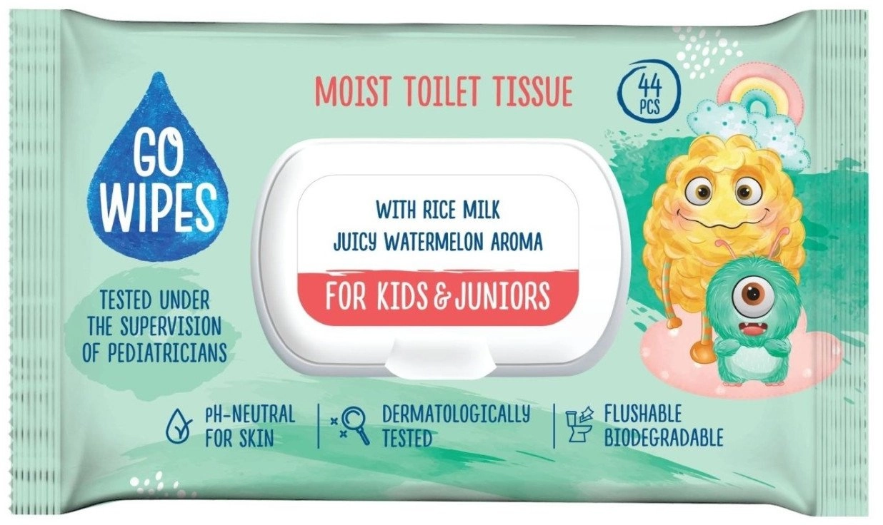 GOWIPES WET WC PAPER FOR KIDSJUN