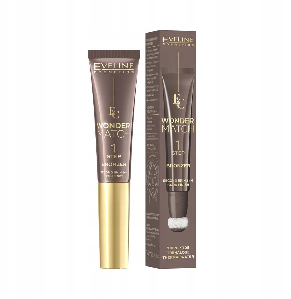 EVELINE Wonder Match Ultrakremowy Bronzer w