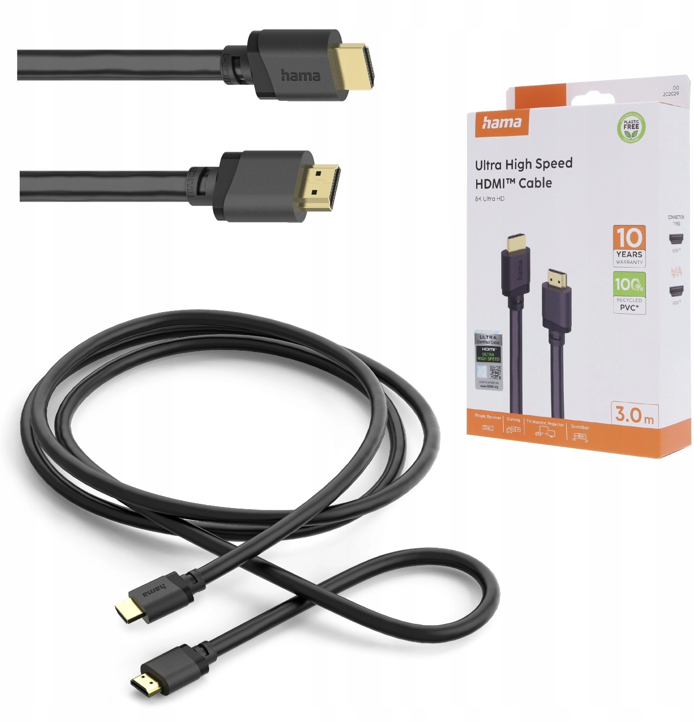 Hama 00202029 HDMI cable 3 m