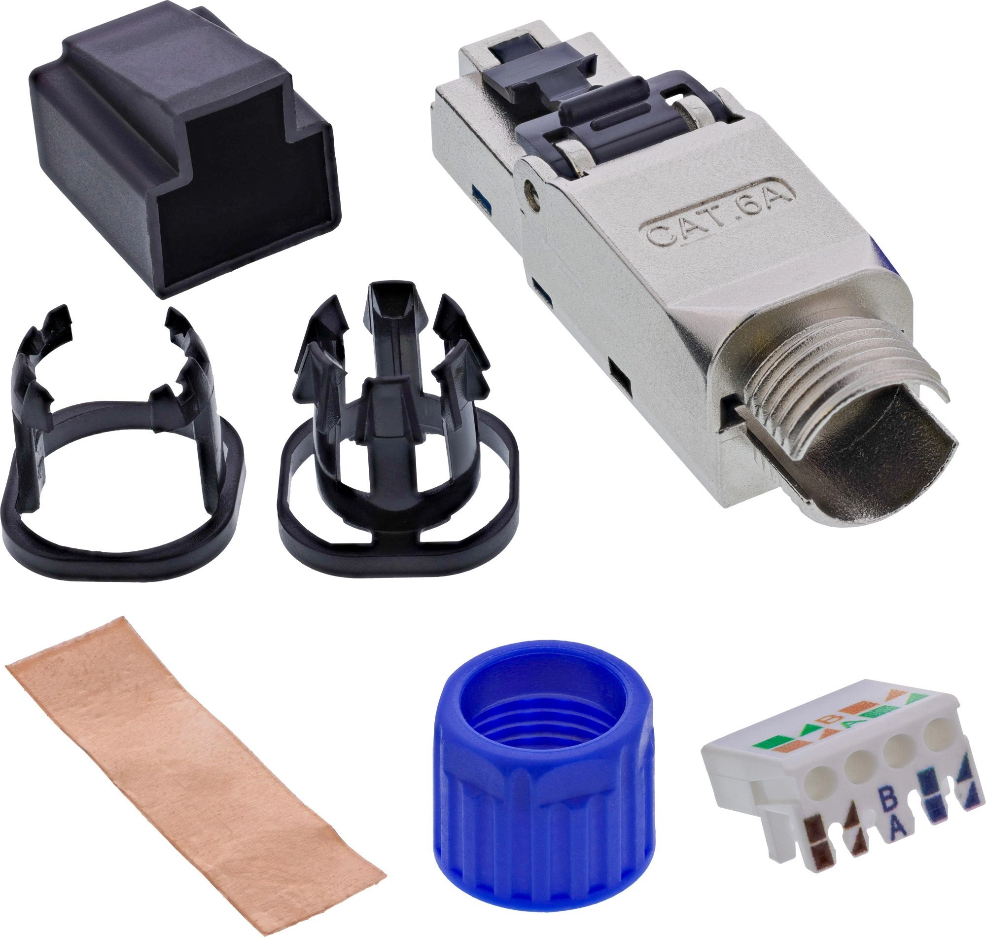 InLine RJ45 connector Cat.6A 500MHz