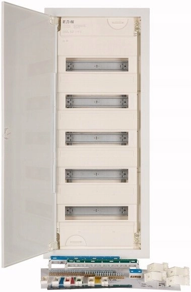 Modular switchgear  flush-mounted. IP30 5x12 flat