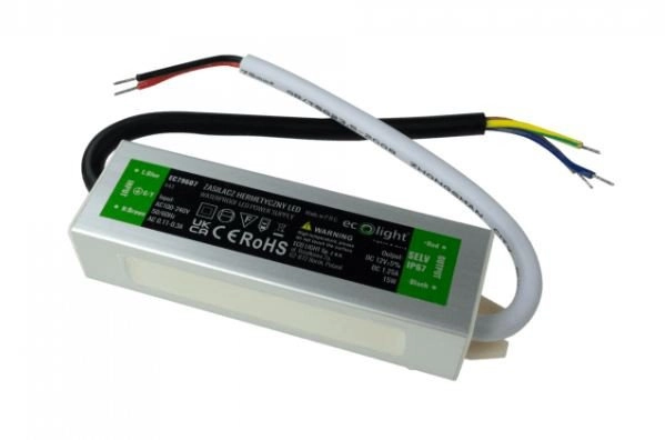 Zasilacz Hermetyczny Led 15W 12V 1