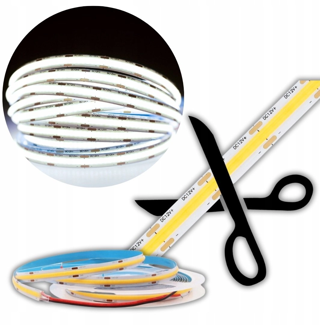 Taśma LED COB 320 10W/m 6000K