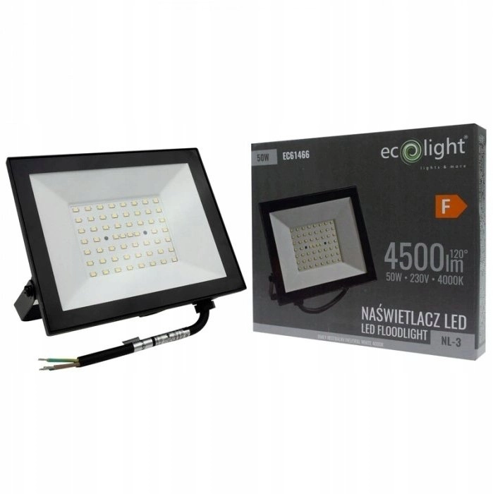 Naświetlacz Ecolight Naświetlacz projektor LED NL-3