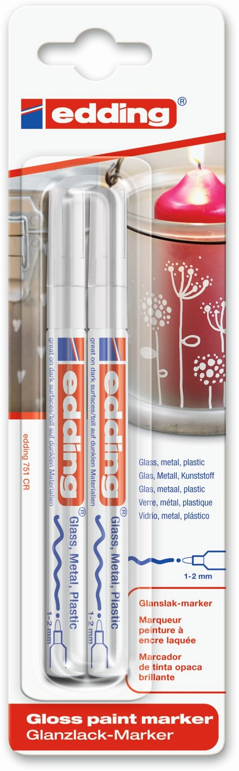 Edding 751 Marker White (4-751-2-1049) (475121049)