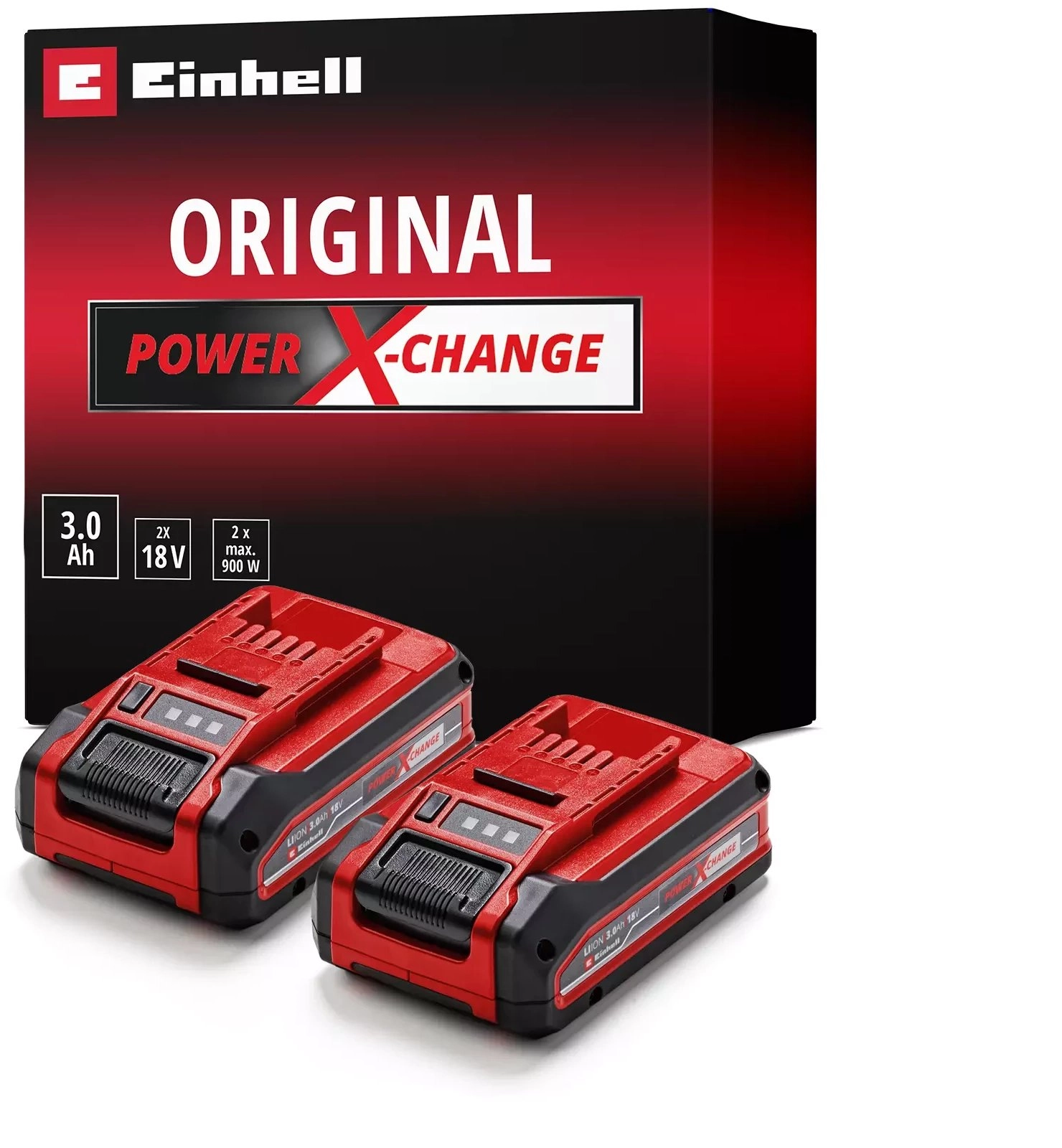 Einhell Power-X-Change Plus TWIN-PACK 18V 3