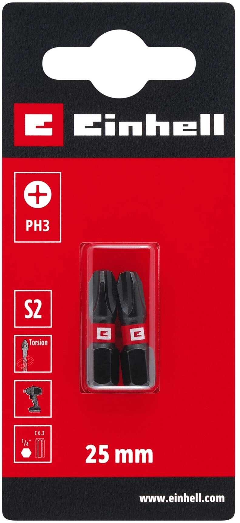 SWIVEL BITS PH3 S2 25 MM