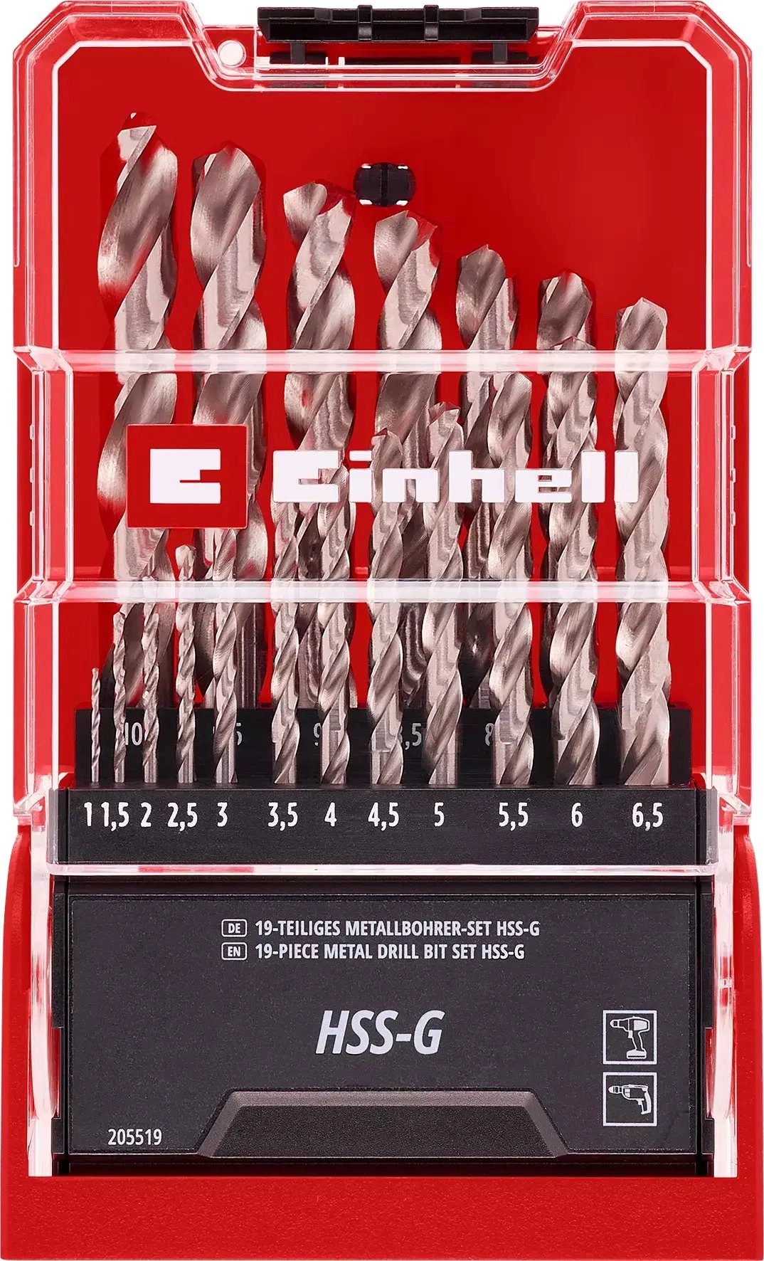 Einhell drill SET OF DRILLS FOR