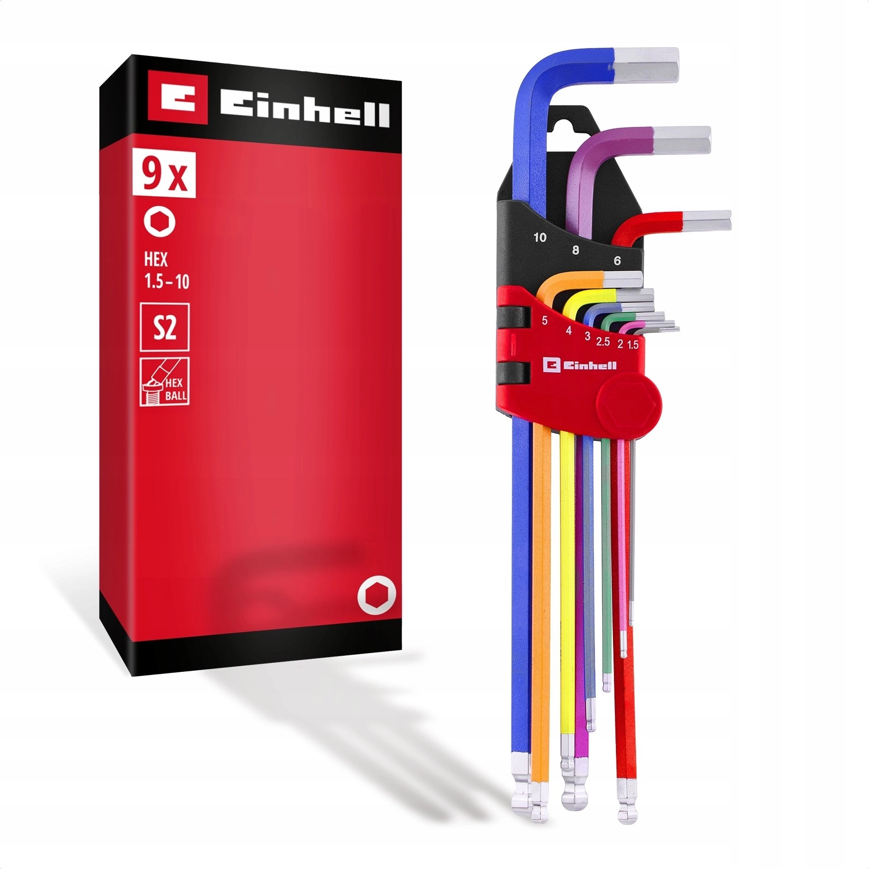 Einhell SET OF COLORFUL ALLEN KEYS