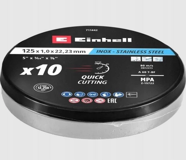 Einhell SET OF DISCS FOR METAL