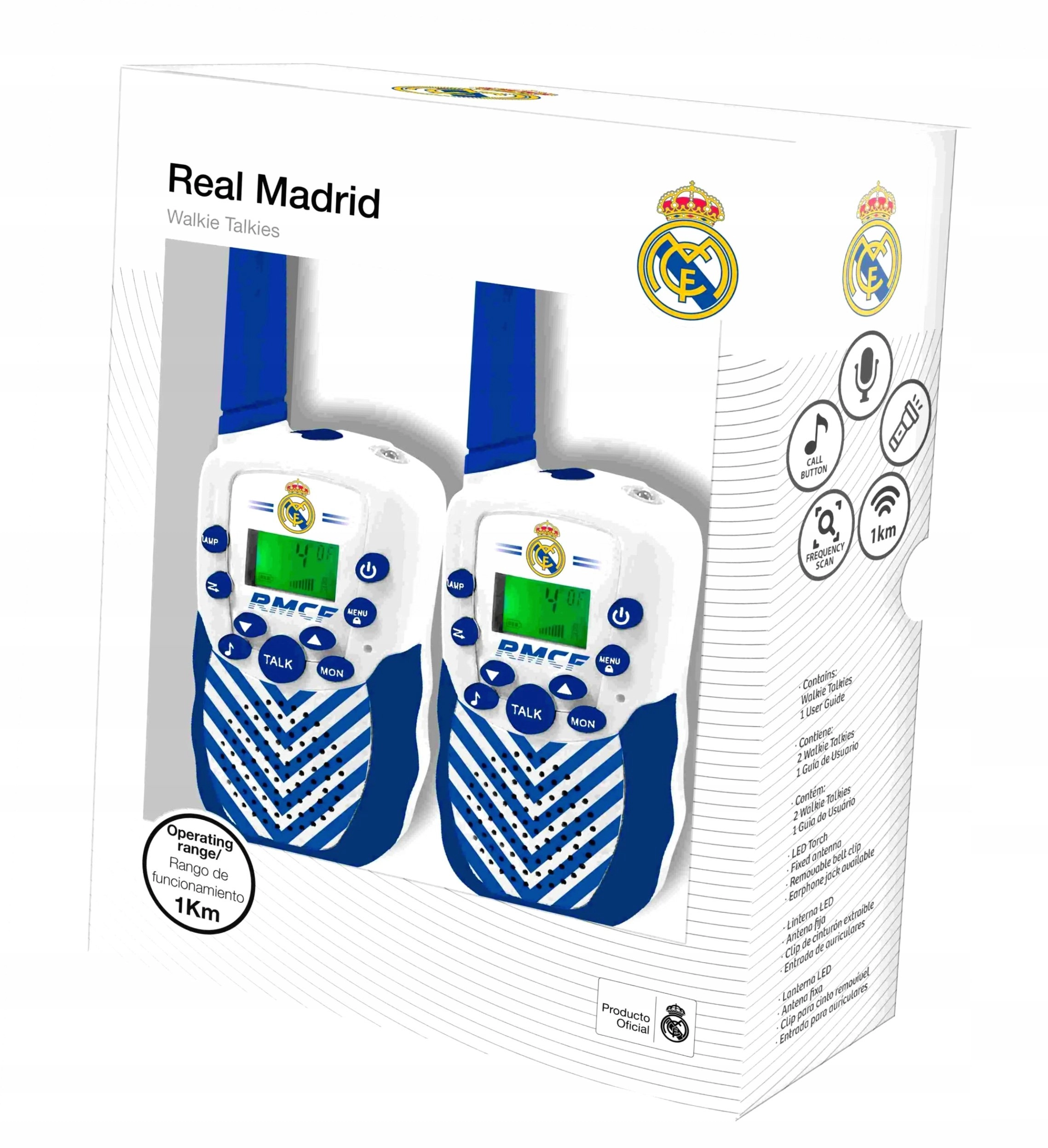 Real Madrid Walkie Talkie Pro 1km