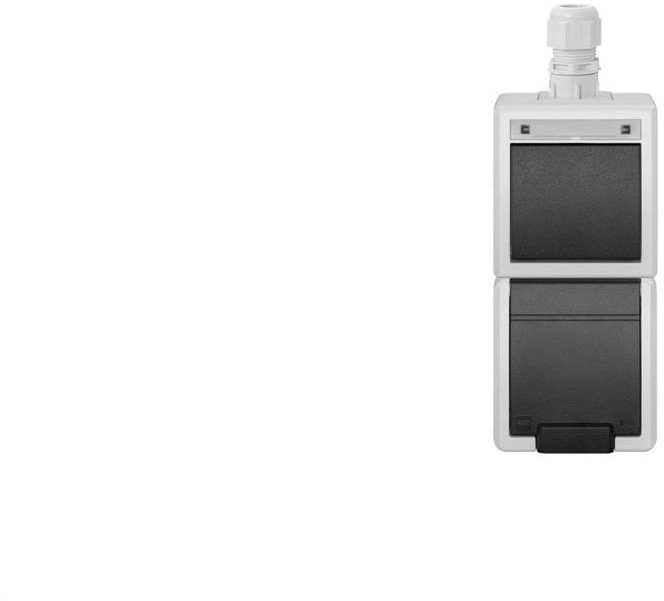 AQUANT 2K set surface-mounted vertical 1-pole