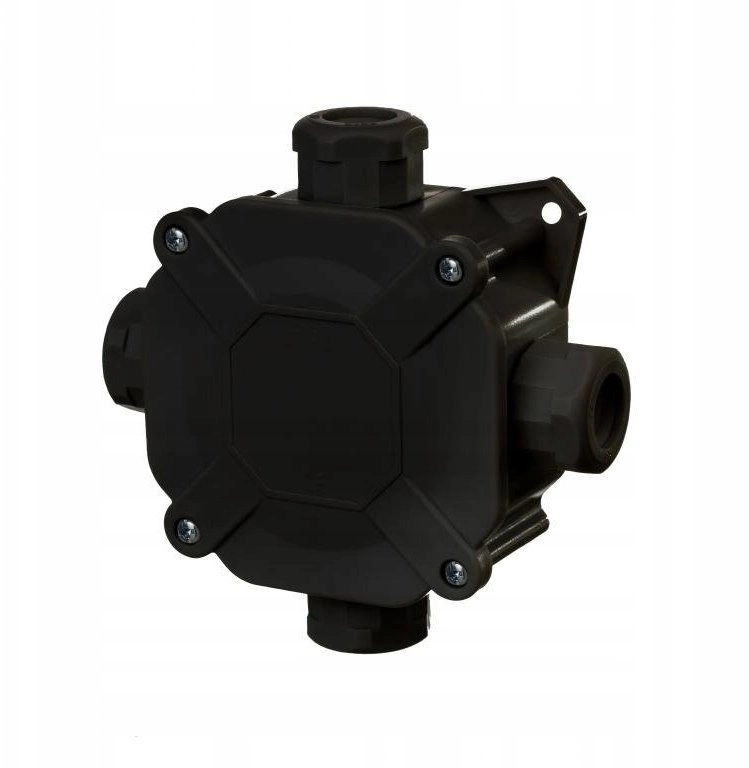 Hermetic surface-mounted box 75X75X33 with insert