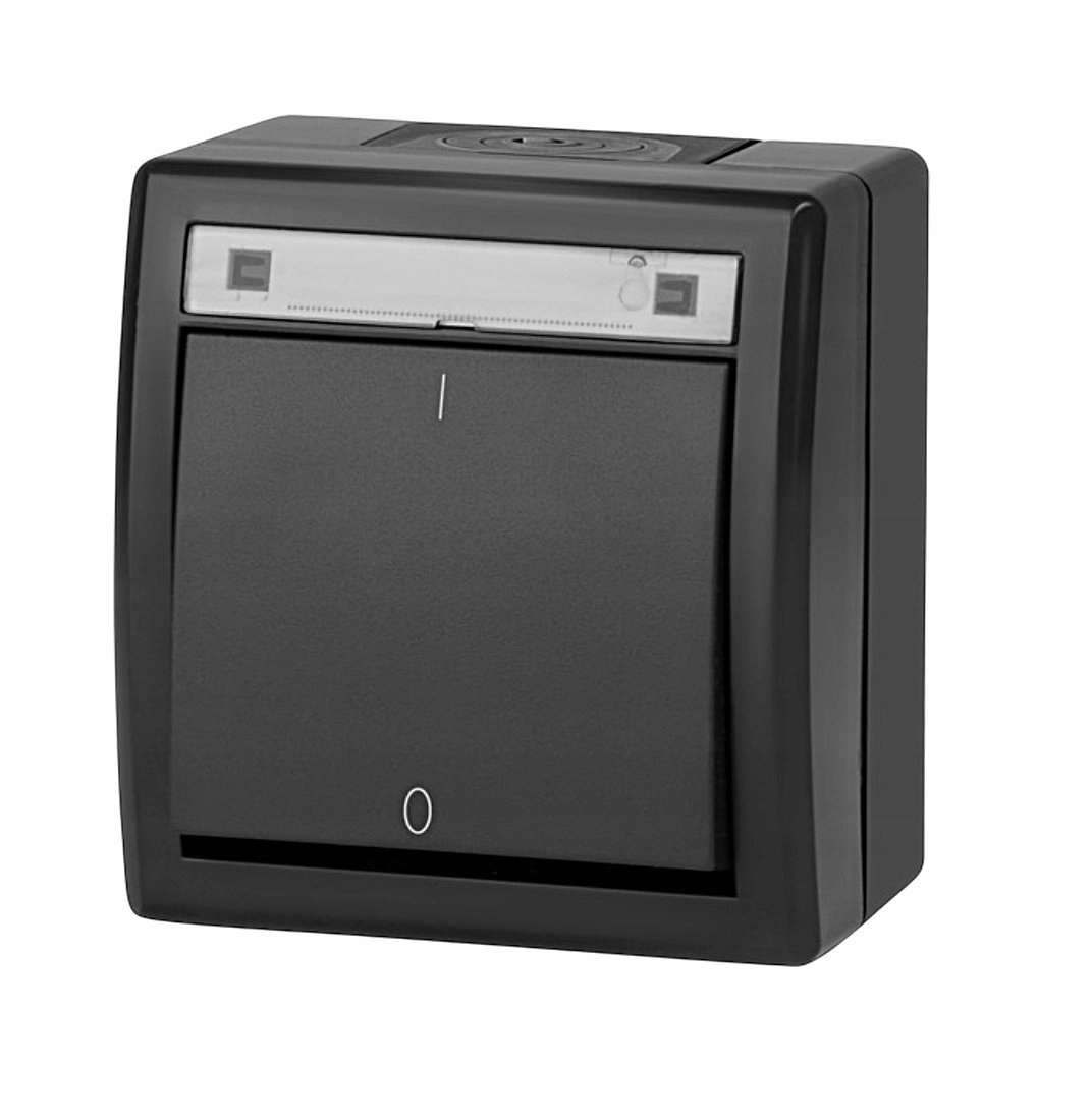 Elektro-Plast AQUANT 2K two-pole wall switch