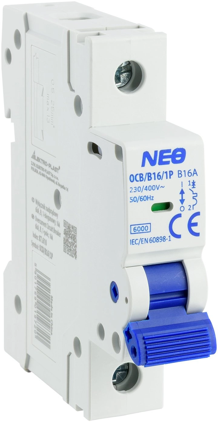 Circuit breaker 1P B 16A 6kA