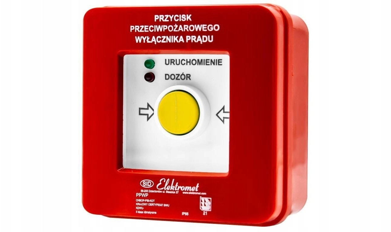 Elektromet Fire protection button for n/t