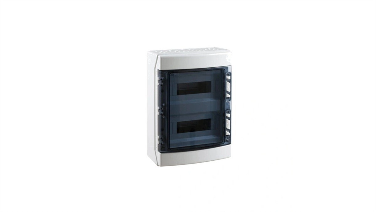 Elettrocanali Modular switchboard 2x12 ECOLOGY IP65