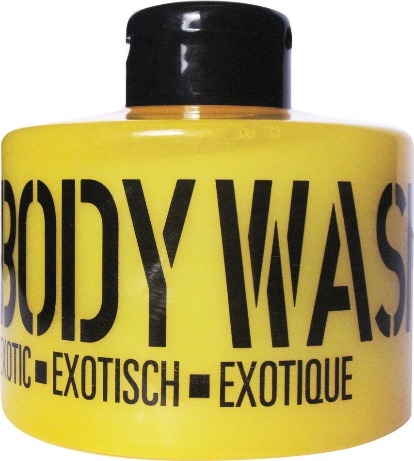 STACKABLE_Yellow shower gel with the scent