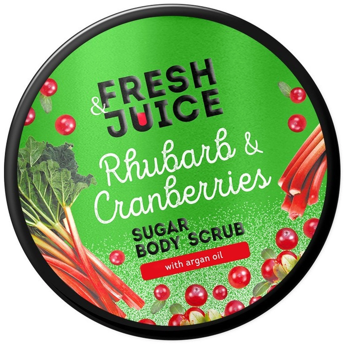 FRESH JUICE Sugar body scrub Rhubarb