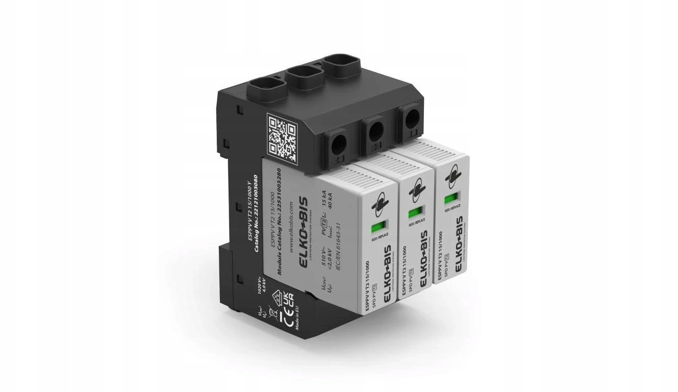 Surge arrester ESPPV V T2 15/1000