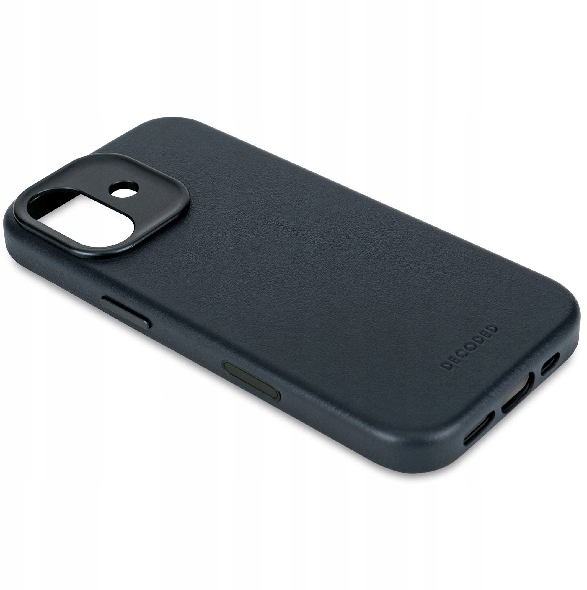Decoded Leather Backcover iPhone 17 Navy