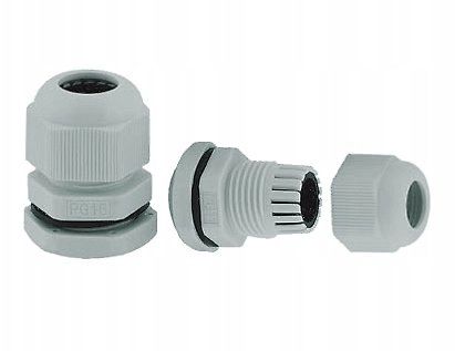 Insulating cable gland with locknut PG