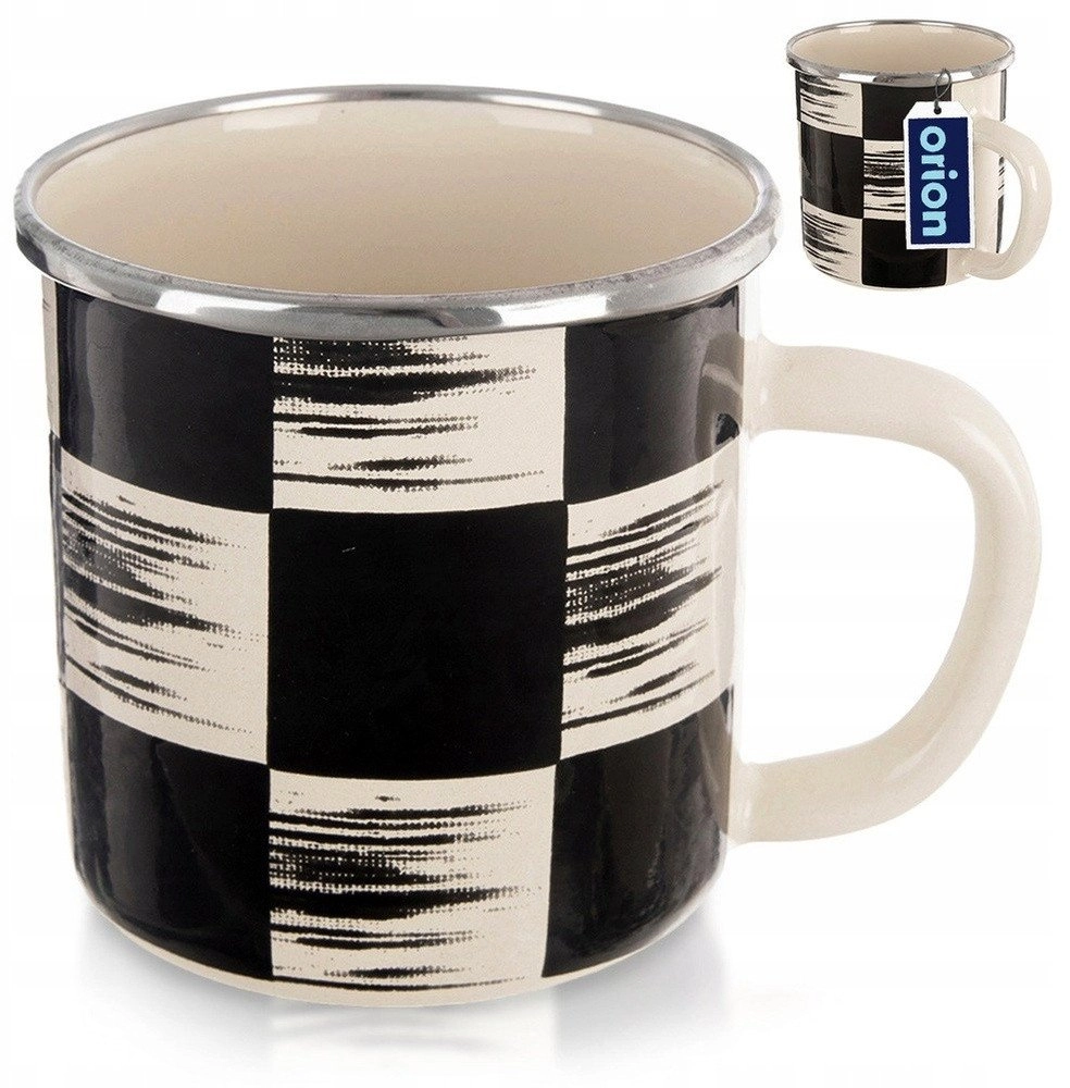 Stainless steel Decorative Enameled Mug Induction