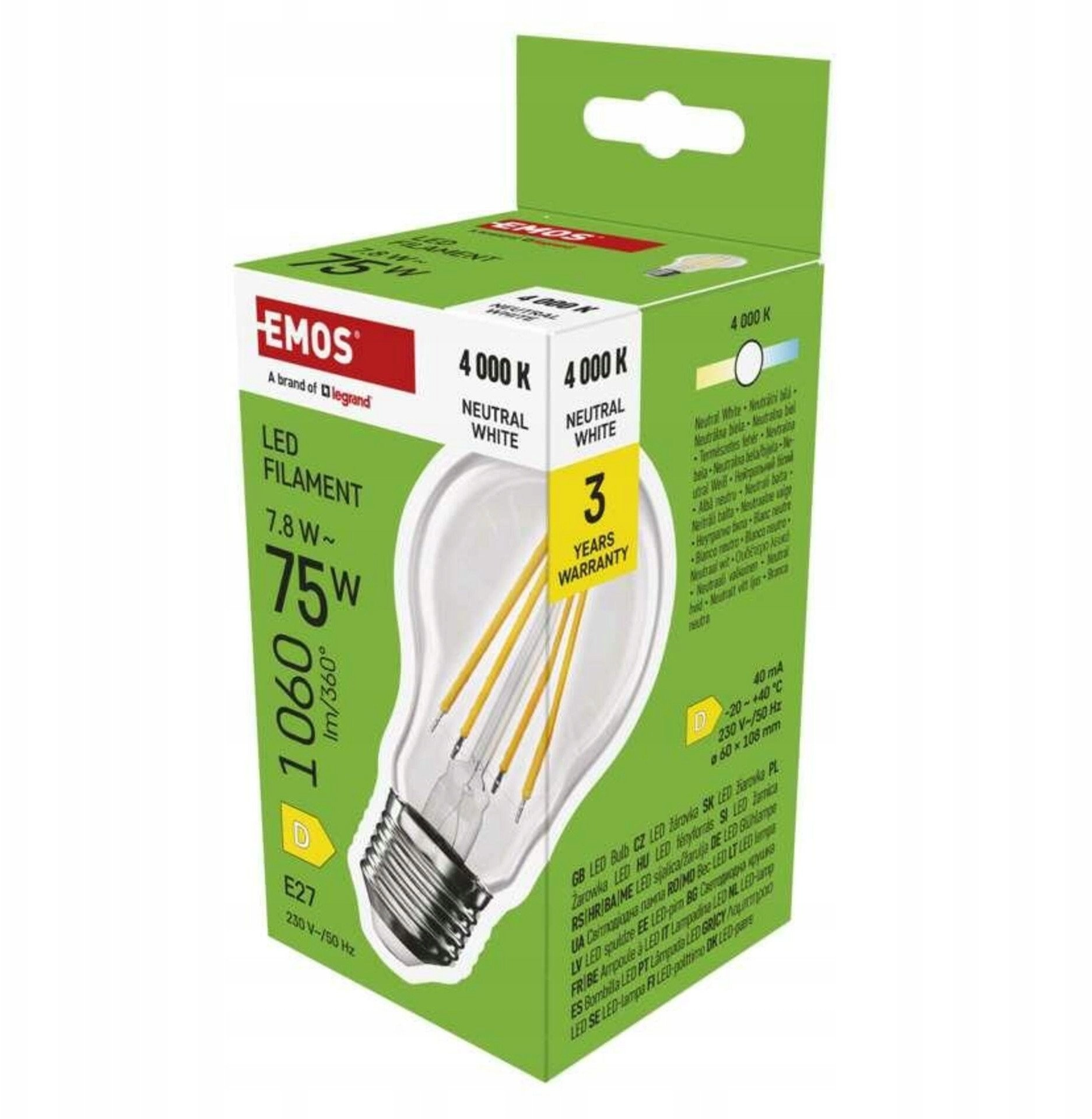 EMOS LED FLM A60 7 8W(75W)