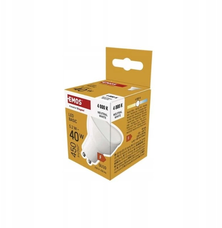 Basic LED bulb MR16 GU10 5