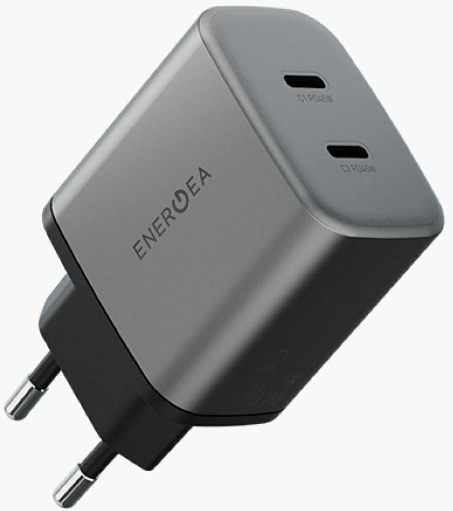 Energea Ampcharge GaN45 mains charger 2xUSB-C