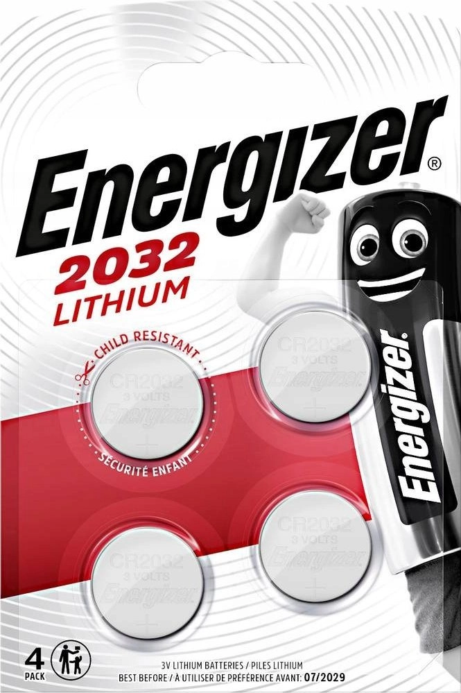 Energizer battery Lithium CR2032 BP4 450362