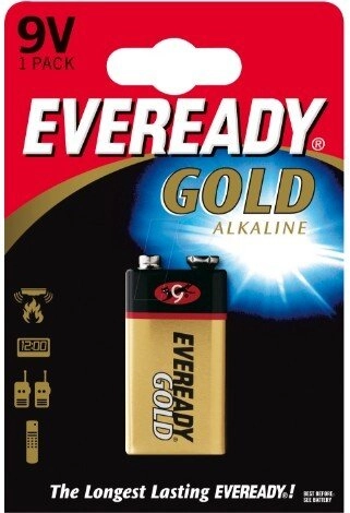 Energizer battery Eveready Gold 9V CP1