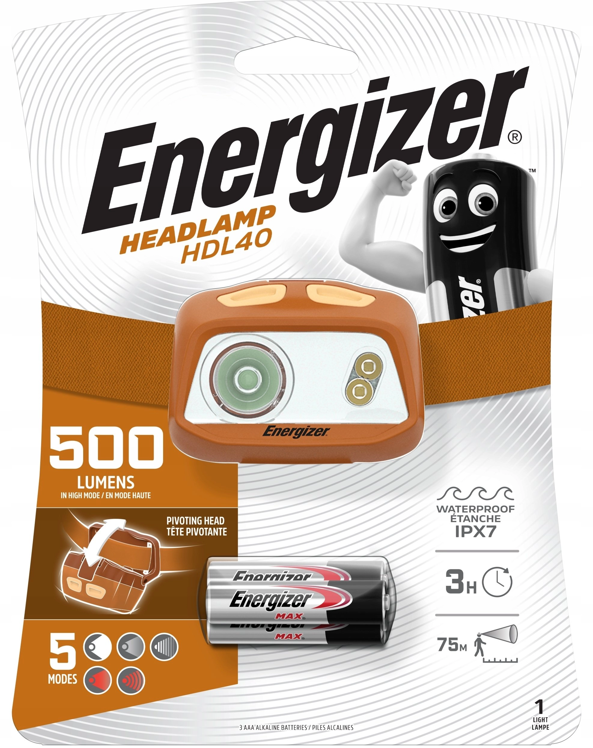 LT-HDL40 ENERGIZER HEAD LAMP LT-HDL40 7638900444308