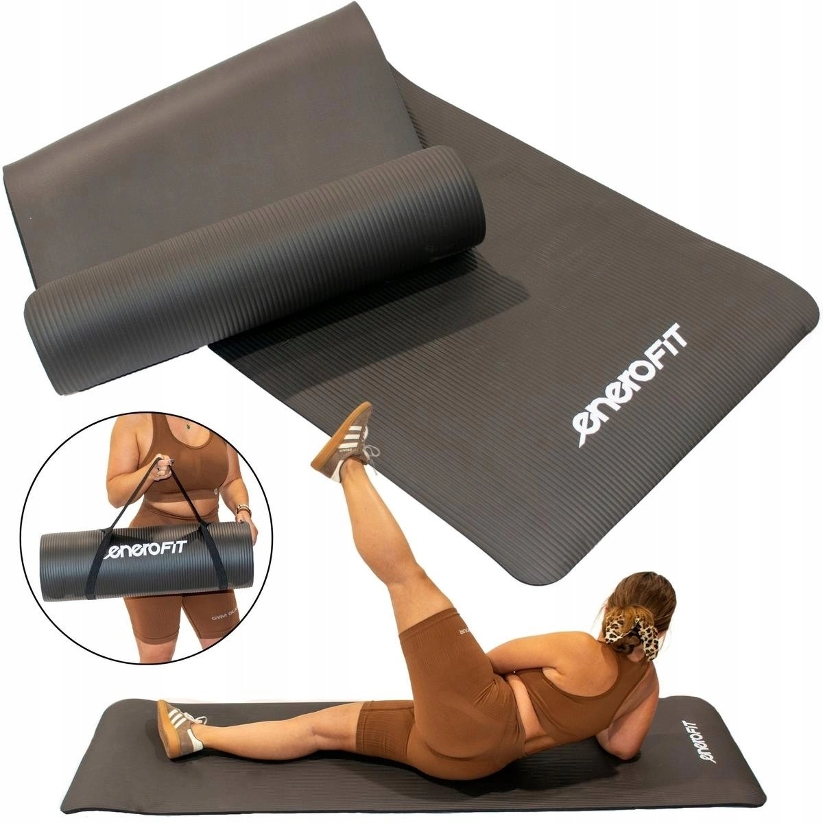 FITNESS MAT NBR ANTI-SLIP 183x61x1.5CM