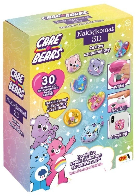 3D Care Bears sticker machine  supplementary