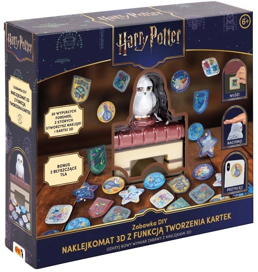 Zestaw kreatywny Naklejkomat 3D Harry Potter