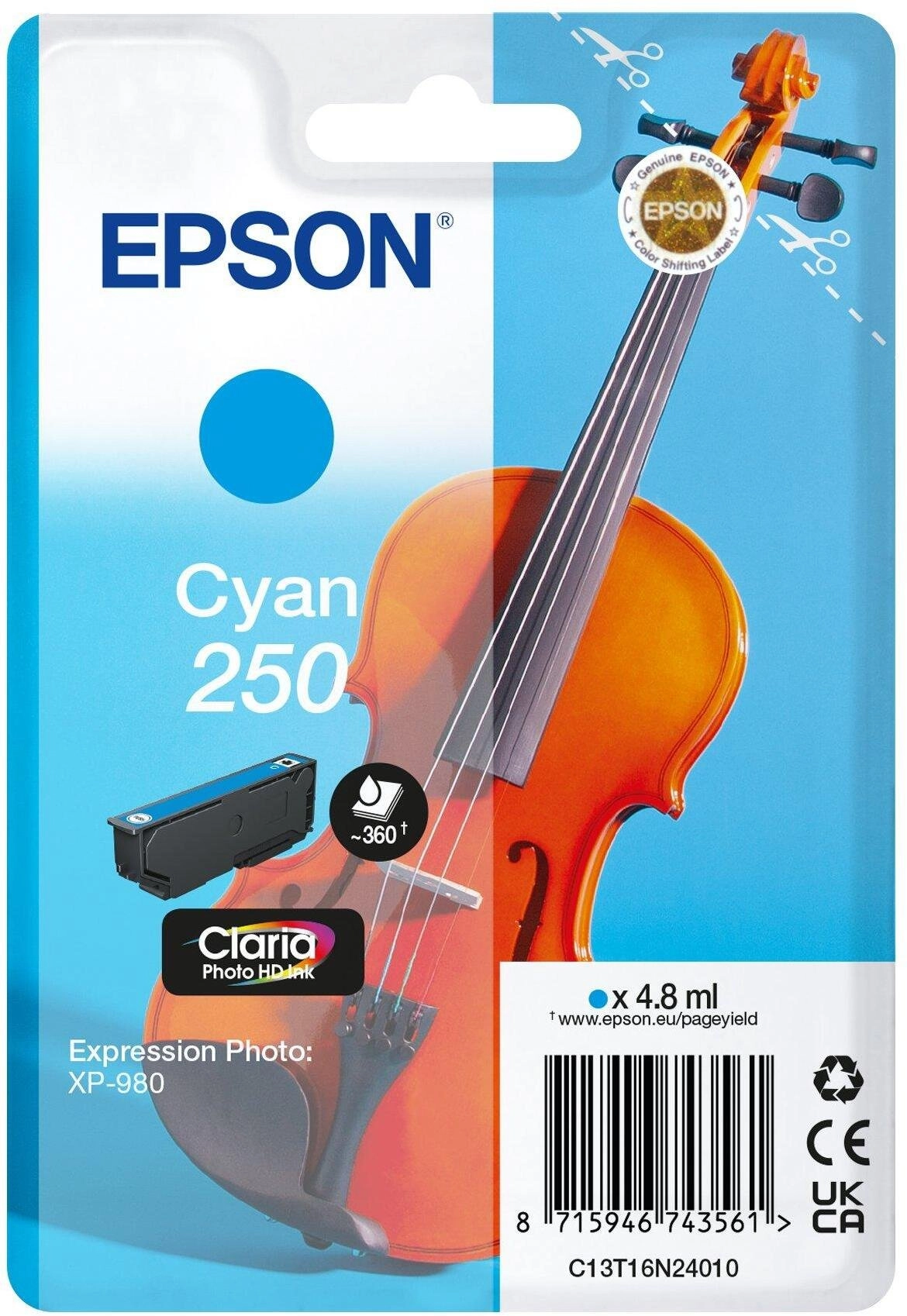 Epson 250 - 4.8 ml